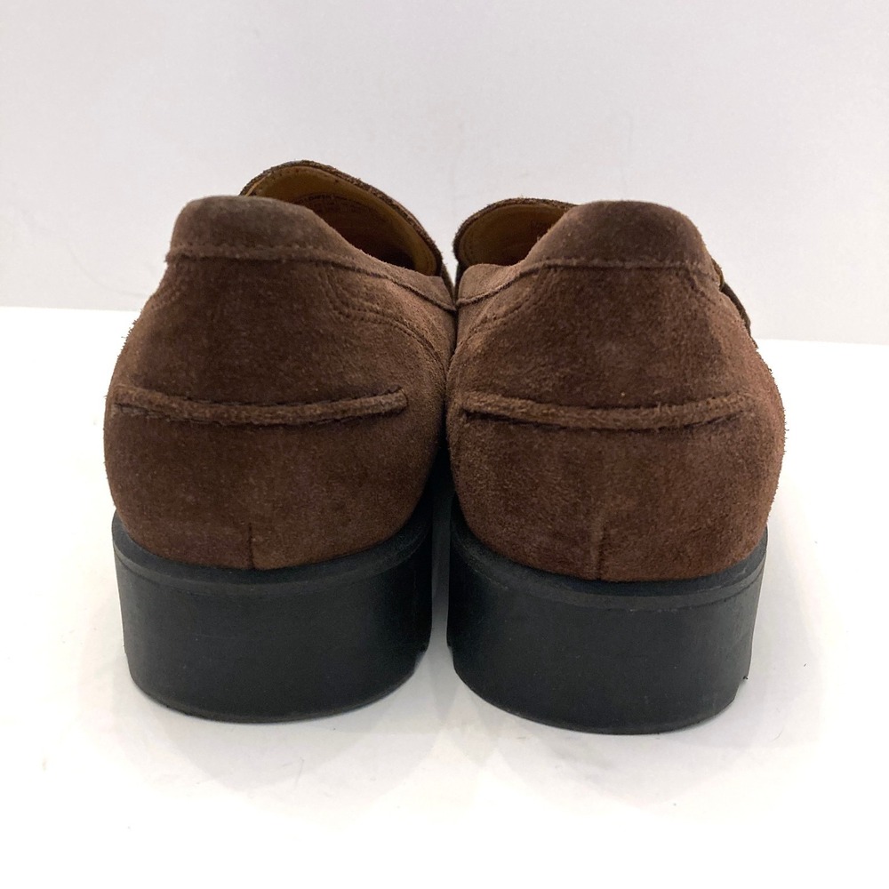 Vionic Cleo Loafer Brown Suede Chunky Sole Womens 9 W WIDE EU 40‎ - Picture 6 of 8